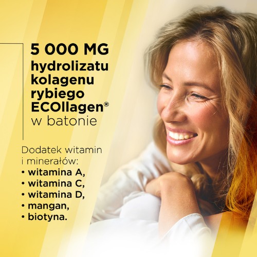 Miniaturka artykułu - #0 OLIMP Collagen Bar Wysokobiałkowy baton proteinowy Czekoladowy, 44g