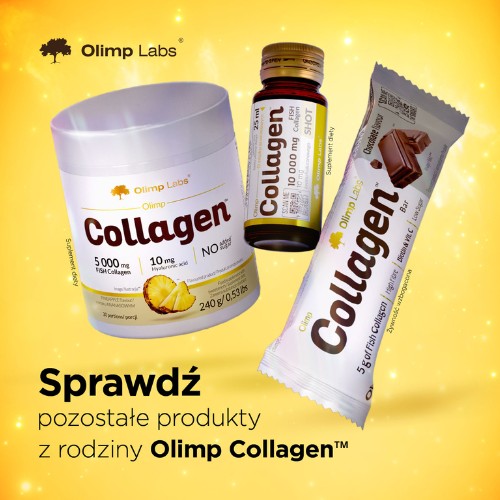 Zdjęcie produktu - 4 OLIMP Collagen Bar Wysokobiałkowy baton proteinowy Czekoladowy, 44g