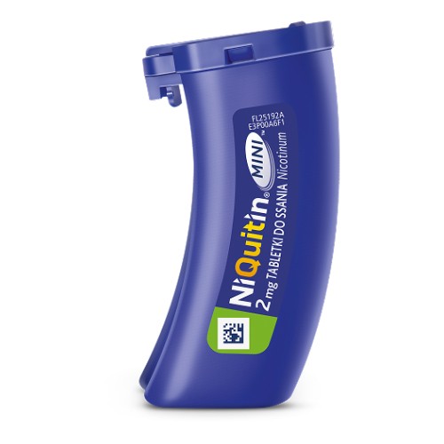 Miniaturka artykułu - #0 NIQUITIN MINI 2 mg Tabletki do ssania, 3 x 20 szt.