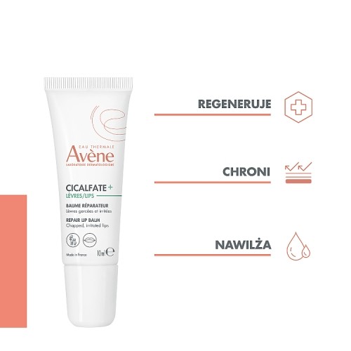 Miniaturka artykułu - #0 AVENE Cicalfate+ LIPS Regenerujący balsam do ust, 10ml