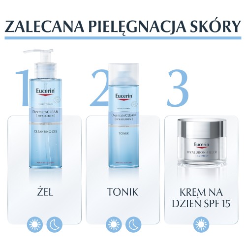 Zdjęcie produktu - 4 Eucerin DermatoClean Hyaluron Żel oczyszczający, 200 ml