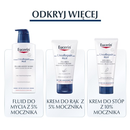 Zdjęcie produktu - 5 EUCERIN UreaRepair PLUS Emulsja z 5% mocznika, 400ml