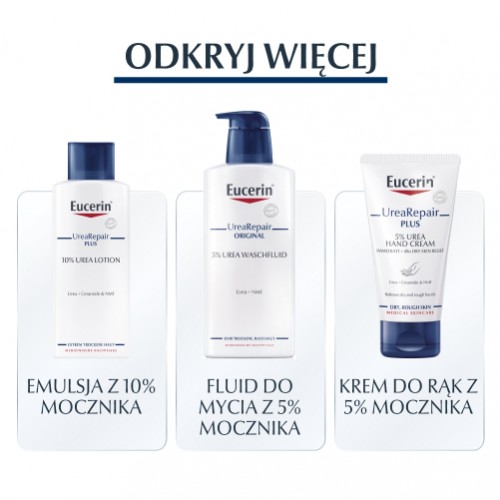 Zdjęcie produktu - 4 EUCERIN Urea Krem nawilżający do twarzy na dzień i na noc 5% mocznika, 50ml