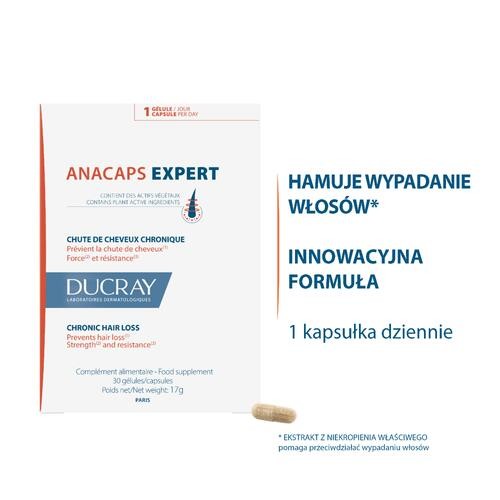 Miniaturka artykułu - #0 Ducray Anacaps Expert, 30 kaps.