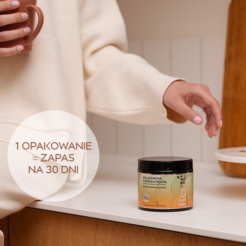 Miniaturka artykułu - #1 REME Kolagenowa Formuła Piękna Caffe Latte o smaku orzechowym, 150g