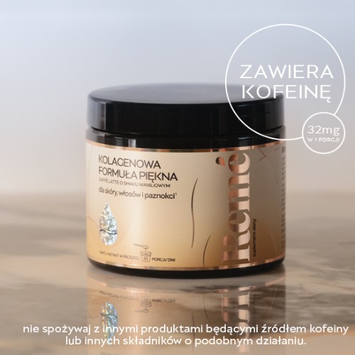 Zdjęcie produktu - 3 REME Kolagenowa Formuła Piękna Caffe Latte o smaku waniliowym, 150g