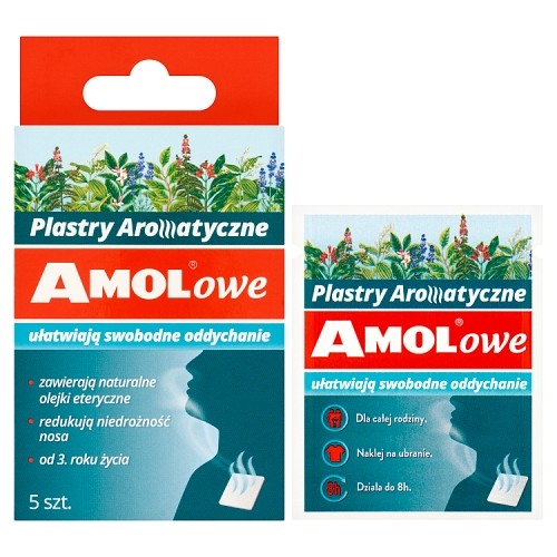Miniaturka artykułu - #0 AMOLowe Plastry aromatyczne, 5 szt.
