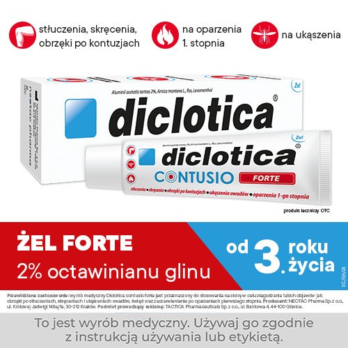 Miniaturka artykułu - #0 Diclotica Contusio Forte Żel, 75g