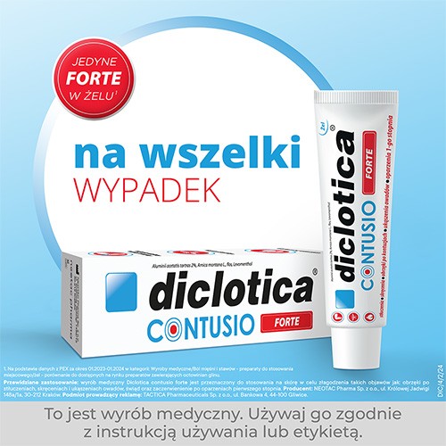 Miniaturka artykułu - #1 Diclotica Contusio Forte Żel, 75g