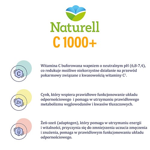 Zdjęcie produktu - 2 NATURELL C 1000+, 90kaps.