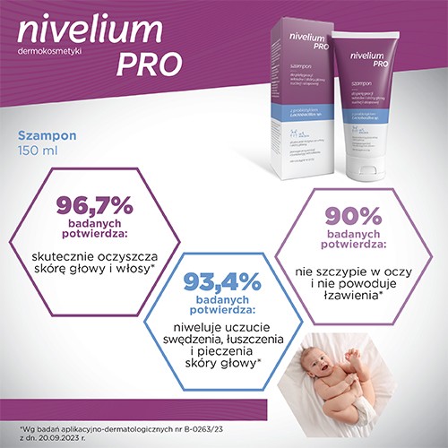 Zdjęcie produktu - 2 NIVELIUM Pro Szampon od 1 dnia życia, 150ml