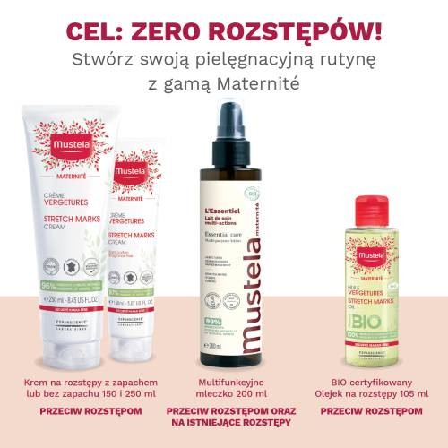 Miniaturka artykułu - #1 Mustela Maternite Essential Care wielofunkcyjny balsam organiczny dla kobiet, 200 ml