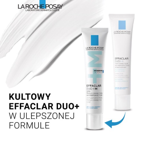Miniaturka artykułu - #0 La Roche-Posay Effaclar Duo+M Krem przeciw niedoskonałościom, 40 ml