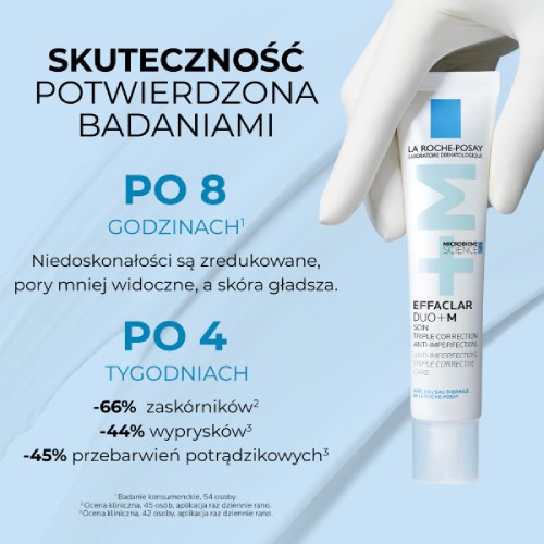 Zdjęcie produktu - 2 La Roche-Posay Effaclar Duo+M Krem przeciw niedoskonałościom, 40 ml