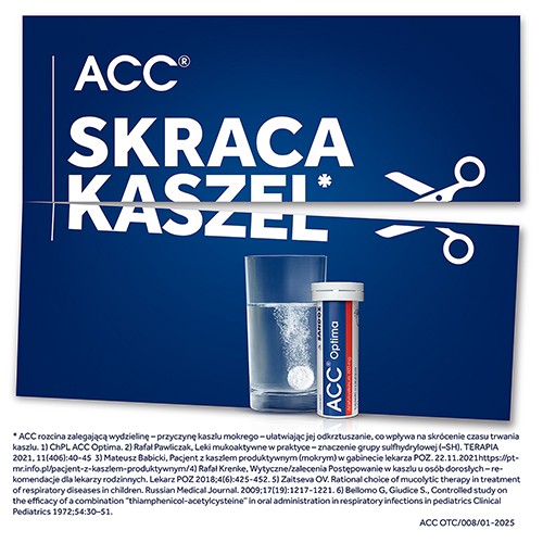 Miniaturka artykułu - #0 ACC OPTIMA 600 mg - 10 tabletek musujących