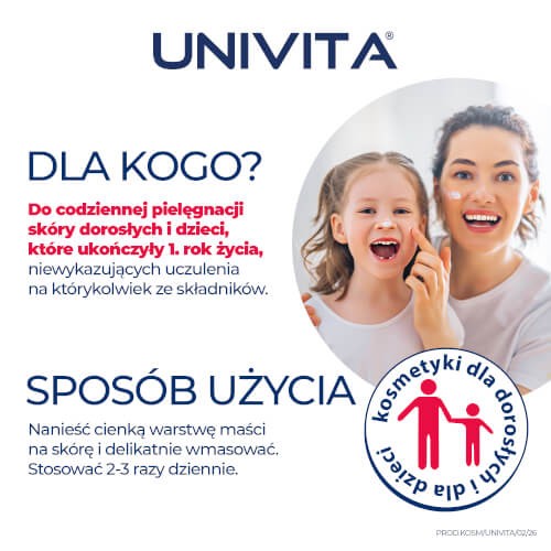 Zdjęcie produktu - 3 UNIVITA maść z witaminą A, 30g
