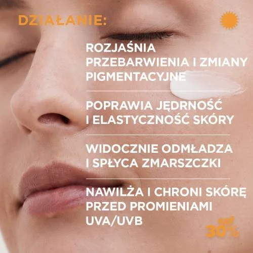 #1 – IDEE DERM Rozświetlająco-ujędrniający krem z witaminą C SPF 30, 50ml