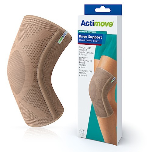 Miniaturka artykułu - #1 ACTIMOVE Opaska stabilizująca staw kolanowy z zabudowaną rzepką, rozm. M