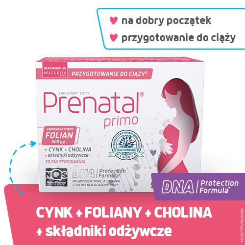 Miniaturka artykułu - #0 Prenatal Primo, 30 kapsułek