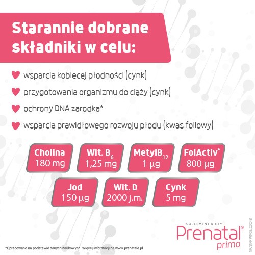 Miniaturka artykułu - #1 Prenatal Primo, 30 kapsułek