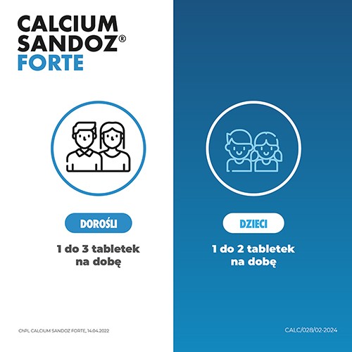 Zdjęcie produktu - 4 Calcium-Sandoz Forte 500 mg, 20 tabletek musujących