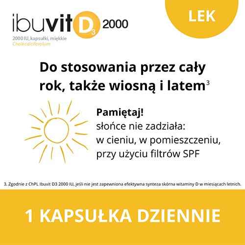 Zdjęcie produktu - 4 Ibuvit D3 2000 IU, 150 kapsułek