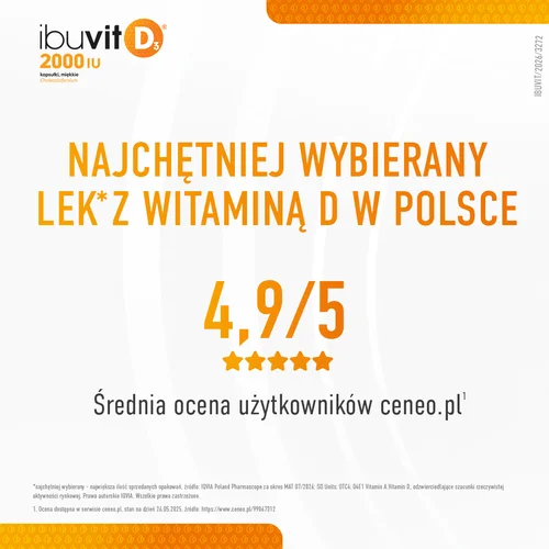 #3 – Ibuvit D3 2000 IU, 150 kapsułek