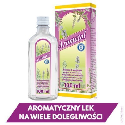Zdjęcie produktu - 0 AROMATOL - 100 ml  do inhalacji, nacierania i płukania gardła
