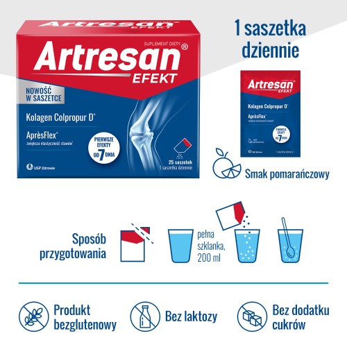 Zdjęcie produktu - 2 Artresan Efekt, 25 saszetek