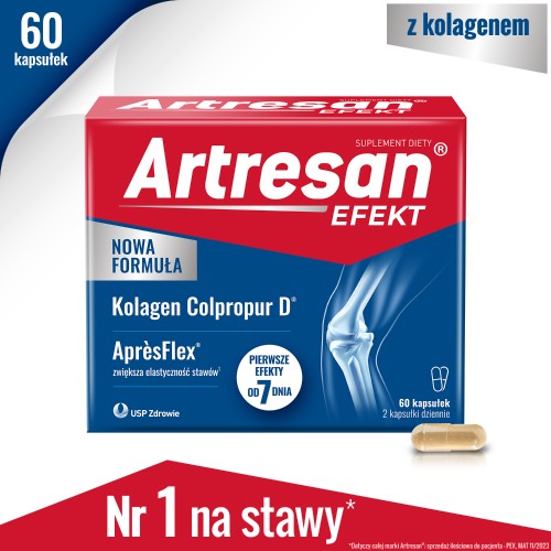 Miniaturka artykułu - #1 Artresan Efekt, 60 kapsułek