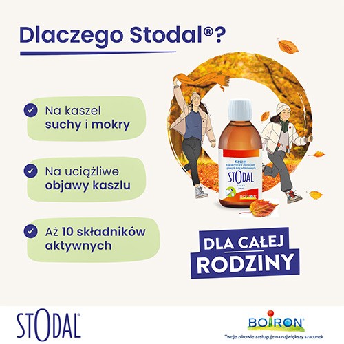 Miniaturka artykułu - #0 BOIRON STODAL Syrop - 200 ml