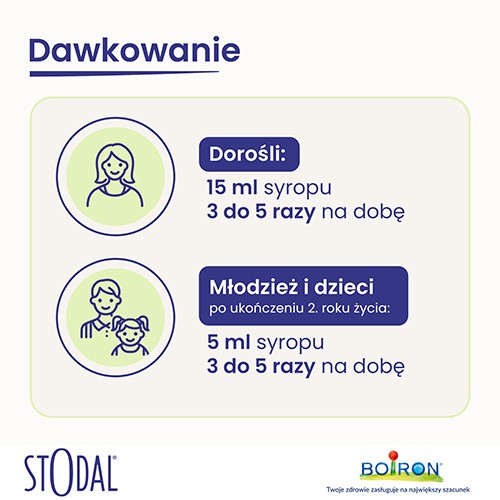 Miniaturka artykułu - #1 BOIRON STODAL Syrop - 200 ml