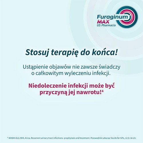 Zdjęcie produktu - 5 Furaginum Max US Pharmacia 100 mg, 30 tabletek - lek na zakażenia dr&oacute;g moczowych