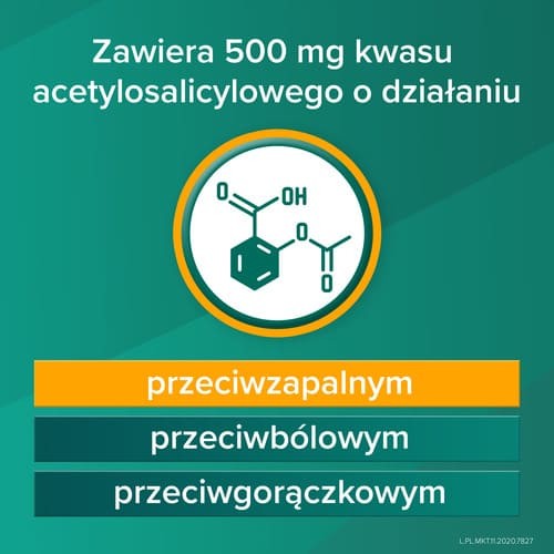 Zdjęcie produktu - 2 ASPIRIN EFFECT 500mg - 10 saszetek 