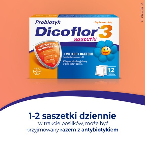Zdjęcie produktu - 2 Dicoflor 3, 12 saszetek