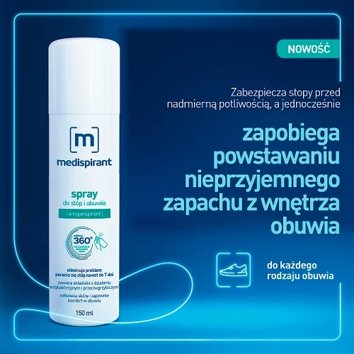 #0 – MEDISPIRANT Spray do st&oacute;p i obuwia, 150ml