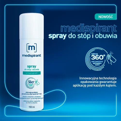 #4 – MEDISPIRANT Spray do st&oacute;p i obuwia, 150ml