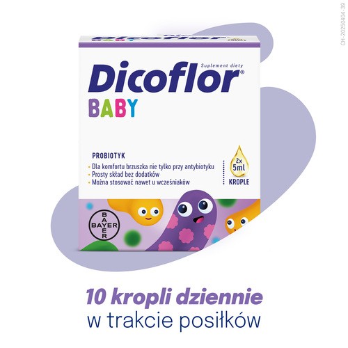 Zdjęcie produktu - 5 Dicoflor Baby krople zestaw, 2 x 5 ml