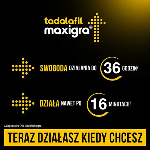 Zdjęcie produktu - 2 Tadalafil Maxigra 10mg, 4 tabletki powlekane
