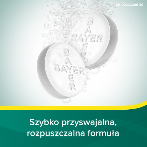 Zdjęcie produktu - 4 Aspirin C 400 mg + 240 mg, 40 tabletek musujących