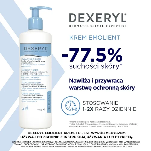 #2 – DEXERYL Emolient Krem do sk&oacute;ry suchej i atopowej, 500g