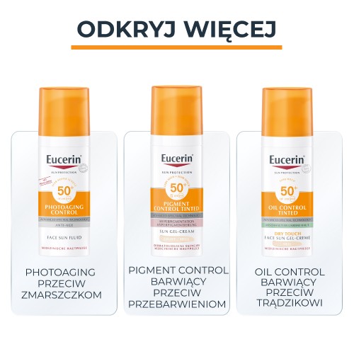 Zdjęcie produktu - 4 Eucerin Sun Allergy Protect Żel-krem do opalania do sk&oacute;ry alergicznej SPF 50+, 150 ml