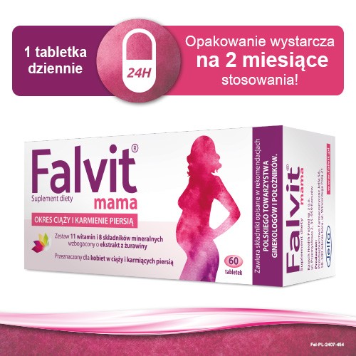 Zdjęcie produktu - 5 FALVIT mama, 60tabletek
