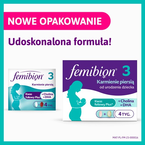 Miniaturka artykułu - #0 Femibion 3 Karmienie Piersią, 56tabl. + 56kaps.