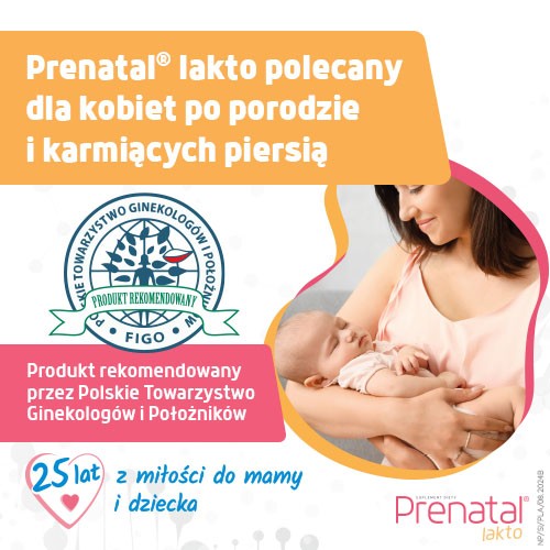 Miniaturka artykułu - #0 Prenatal Lakto: 30 kapsułek Prenatal Lakto 1 + 30 kapsułek Prenatal Lakto 2