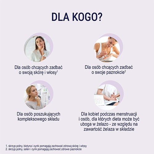 Zdjęcie produktu - 4 NATURELL Kompleks Włosy Sk&oacute;ra Paznokcie, 120 tabletek