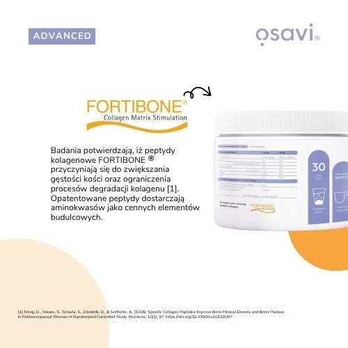 Zdjęcie produktu - 2 OSAVI Advanced Kolagen Stawy i Kości Proszek, 153g
