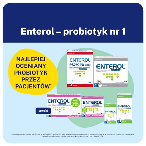 Zdjęcie produktu - 9 ENTEROL 250 mg x 10 saszetek