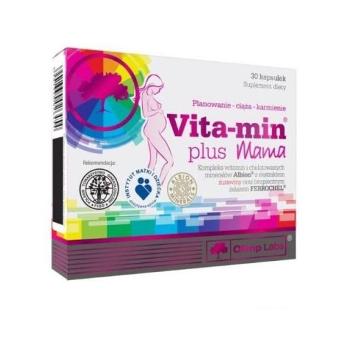 Miniaturka artykułu - #0 OLIMP VITA-MIN PLUS Mama - 30 kapsułek