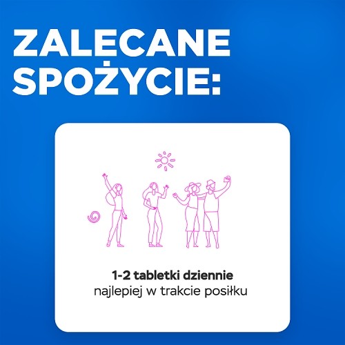 Zdjęcie produktu - 4 Vitrum Calcium Wapń 500mg + Witamina D 200j.m., 60tabl.